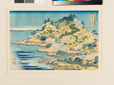 摄津省阿字川河口的天保山 作者 葛饰北斋