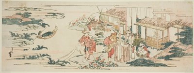 六条宝石河之一的长富宝石河（玉川沐） 作者 葛饰北斋