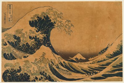卡纳加（Kanaga）的深海浪谷 作者 葛饰北斋