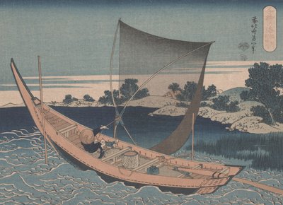 Shimosa省的Tone河 作者 葛饰北斋