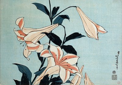 小号百合 作者 葛饰北斋