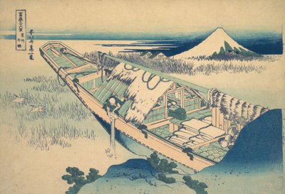 日立省的Ushibori Joshu Ushibori，出自《三十六景》系列，约1830-32。 作者 葛饰北斋