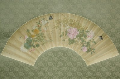 夏天的花。 作者 葛饰伊井