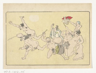 宫
大尾巴 作者 Kawanabe Kyosai