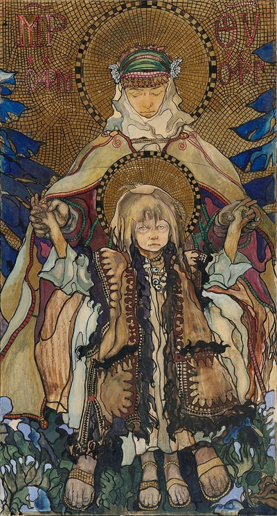 胡苏尔圣母 作者 卡齐米兹·西库斯基（Kazimierz Sichulski）