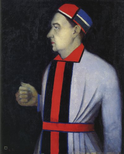 尼古拉·普宁的肖像，1933年 作者 Kazimir Severinovich Malevich