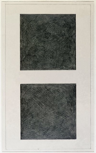Suprematist element: two squares (oil on canvas, 20th century) 作者 卡齐米尔·塞韦里诺维奇·马列维奇