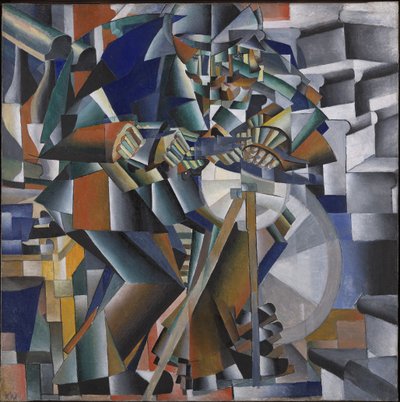 刀具研磨机或闪光原理，1912-3 作者 卡齐米尔·塞韦里诺维奇·马列维奇