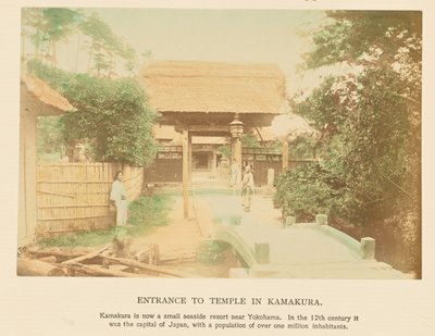 镰仓寺庙入口 作者 小川和正