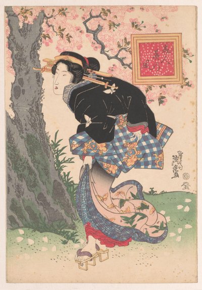 春雨中的美人
璧人春之风（标题见实物） 作者 京西铁