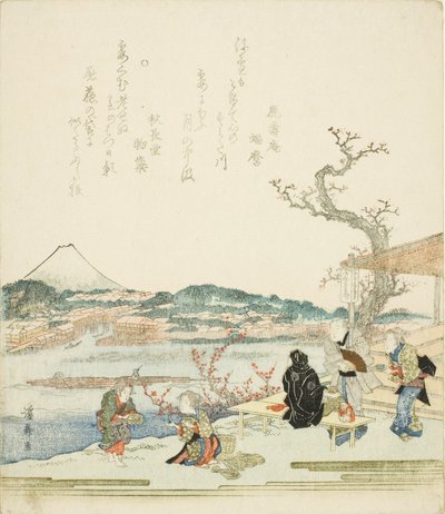 从茶馆眺望富士山 作者 京西铁