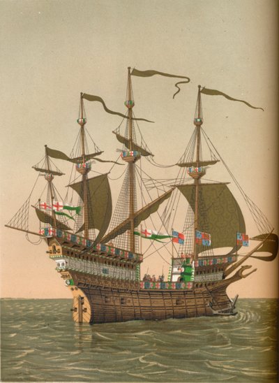 大哈利"，约1520年，1849年。   作者 凯勒霍芬