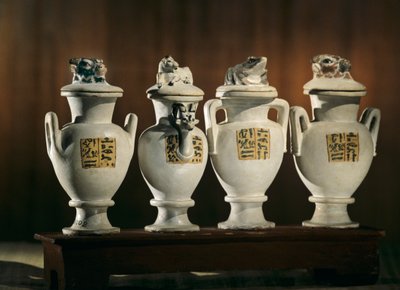 假容器，Tjuya；KV 46；帝王谷；阿蒙霍特普三世统治时期。Tjuya 在......，2009 年（照片） 作者 肯尼思·加勒特