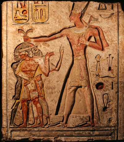 埃及; Amarna; 太阳法老; mm6714; 考古学; 埃及博物馆，拉美西斯......，2001 (照片) 作者 肯尼思·加勒特