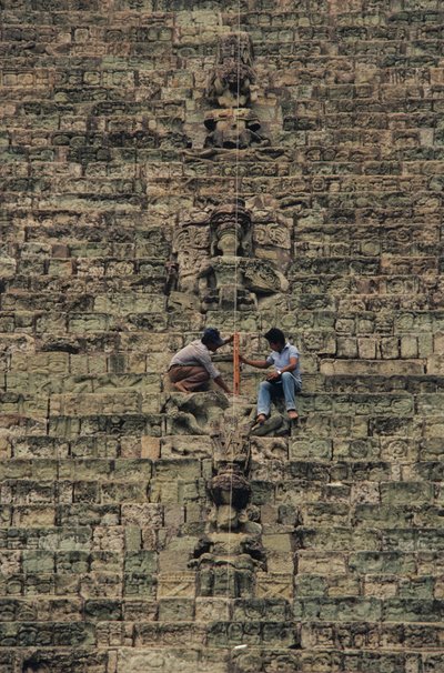 Heiroglyphic Staircase; Temple 26,Maya, Copan, Honduras, Classic period 作者 肯尼思·加勒特