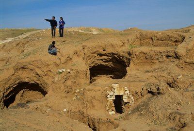 希克米姆，约公元前 4200 年，带地下储藏室的铜器时代村庄，以色列 作者 肯尼思·加勒特