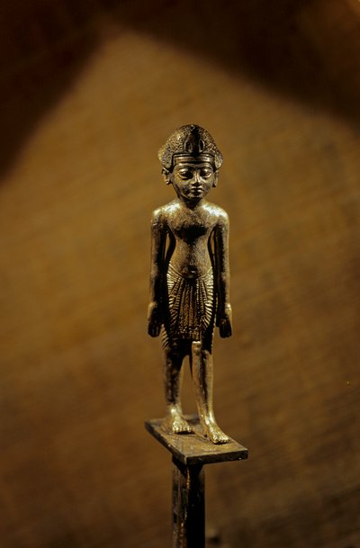 法老像银杖，KV 62，2007 年（照片） 作者 肯尼思·加勒特