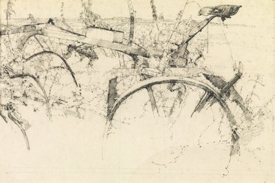 研究旧犁（铅笔） 作者 肯尼斯·牛顿