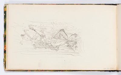 速写本页面：小丑 作者 凯尼恩·考克斯（Kenyon Cox）