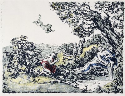 景观专辑：The Source，1900（彩色版画） 作者 克尔·泽维尔·罗素