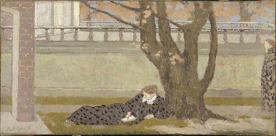 La Terrasse，约1892年。 作者 克尔·泽维尔·罗素
