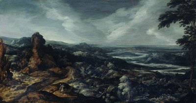 托比亚斯与天使的全景图 作者 Kerstiaen de Keuninck
