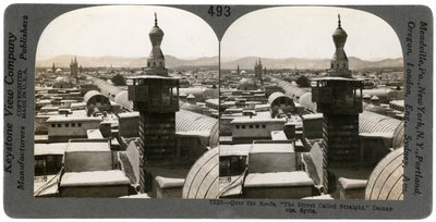 1900年代叙利亚大马士革。 作者 Keystone View公司