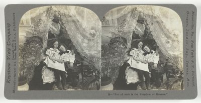 因为天国是属于这样的，1899年。 作者 Keystone View公司