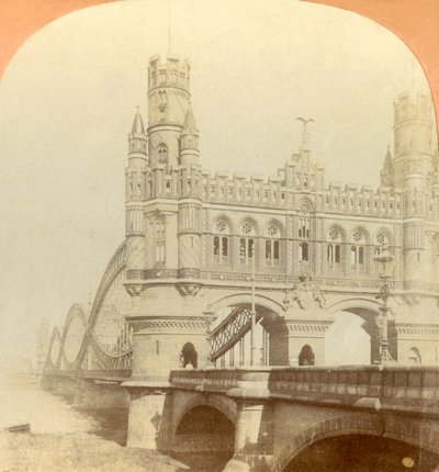 凯撒桥（Kaiser Bridge），德国汉堡，1896年。 作者 Keystone View公司