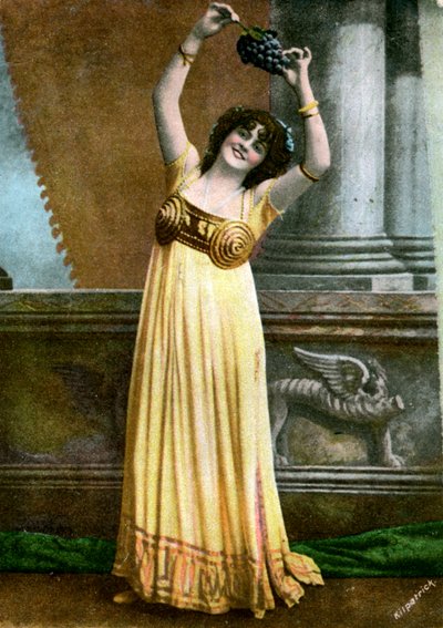 玛丽·斯图霍尔姆（Marie Studholme）1875-1930，英国女演员，二十世纪初。 作者 基尔帕特里克