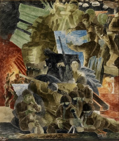 战争（壁画研究，华盛顿特区陆军部大楼） 作者 金德里德·麦克莱里
