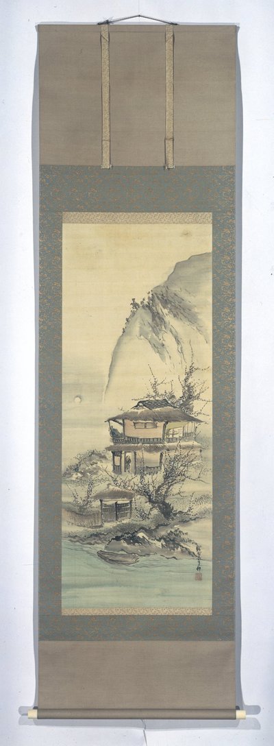 风景中的文人 作者 岸氏岸