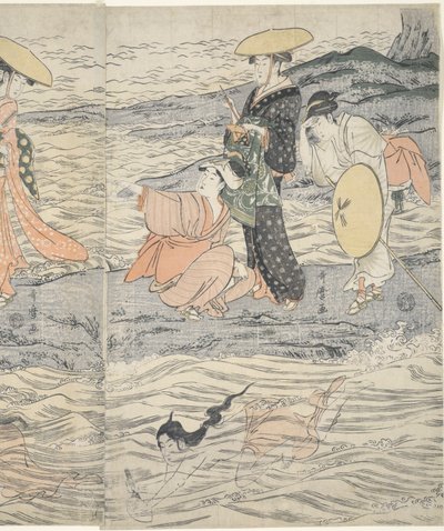 江之岛的粟米贝潜水员 作者 北川宇多郎