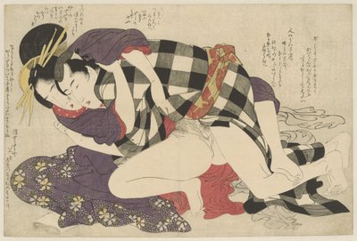 带客户的高级歌妓
有客人的高级歌妓
霓裳羽衣曲（系列名称） 作者 北川宇多郎