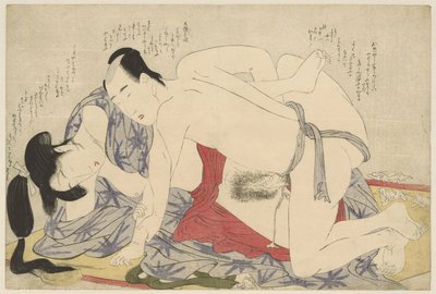在夏日睡垫上做爱的年轻夫妇
ねがいの糸口（系列名称） 作者 北川宇多郎