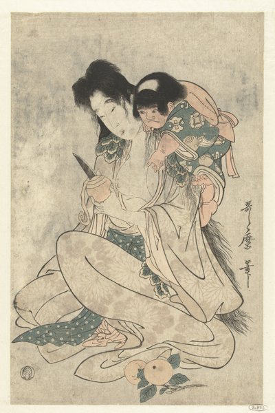 Kintoki en Yamauba 作者 鹤屋健介 (Sokakudo)