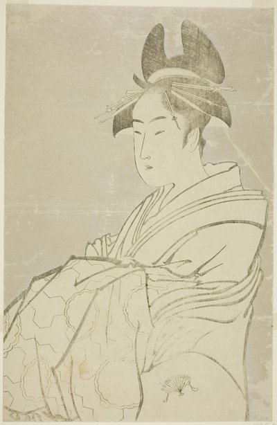荻屋的宫仁，他的助手是椿和白部（荻屋内宫仁、椿、白部） 作者 北川宇多郎