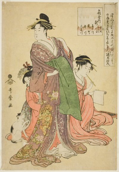 荻屋泷川（荻屋内泷川、尾波、面波、如川、花道、姬川、熊川） 作者 北川宇多郎