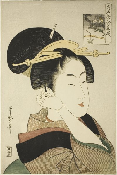 Tatsumi Roko，摘自《六大仙人》中的著名美女 作者 北川宇多郎