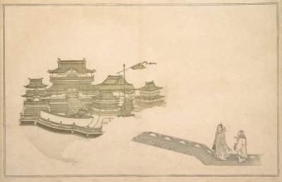 1789年8月，月亮中的宫殿。 作者 北川宇多郎