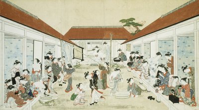 女澡堂和洗衣房 作者 北尾重正