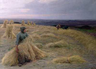 收割机，Svinklov-Viildemosen，Jutland 作者 努德·拉森（Knud Larsen）