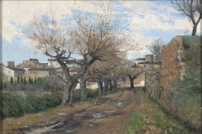 弗雷瑞斯的一条街，1878年 作者 纳特·阿克塞尔·林德曼（Knut Axel Lindman）