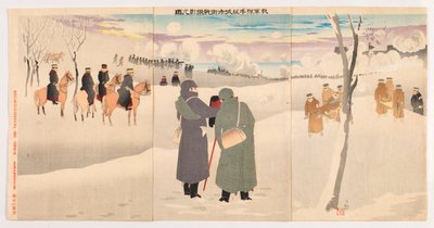拍摄我军在牛庄要塞街道上战斗的照片 作者 小林清一