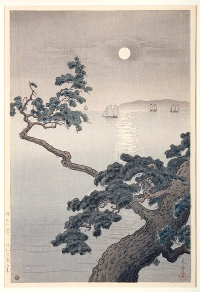 明石海滩，春天 作者 土屋光津