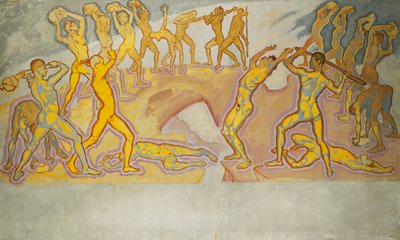 泰坦之战；泰坦战役，约1913-1915年 作者 科洛曼·莫泽（Koloman Moser）