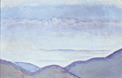 Berge - 山......（纸板油画） 作者 科洛曼·莫泽（Koloman Moser）
