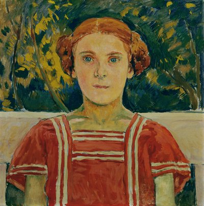 伊丽莎白-施泰因德尔，艺术家的侄女 作者 科洛曼·莫泽（Koloman Moser）