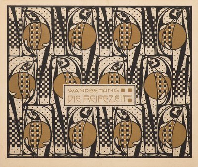 果实时间》，1901年。 作者 科洛曼·莫泽（Koloman Moser）