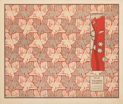 一千只乌鸦》，1901年。 作者 科洛曼·莫泽（Koloman Moser）